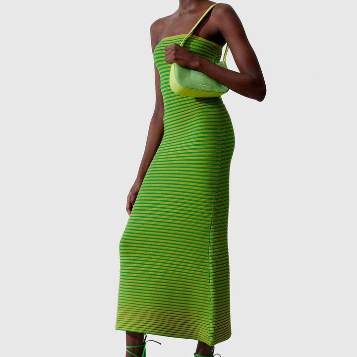 Robe Longue Bandeau Rayée – Coupe Fluide & Esprit Estival Chic