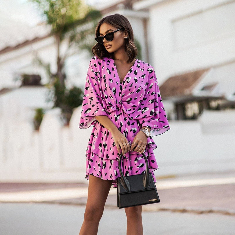 Mélissa | Robe mini fleurie pour femmes
