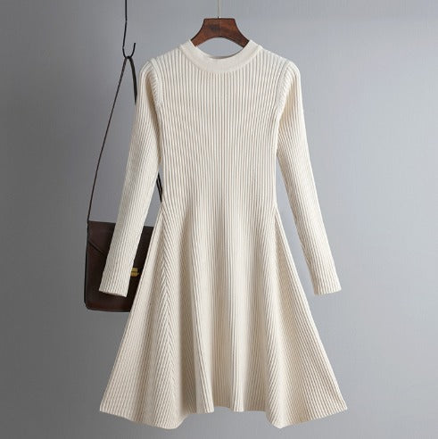 Robe Tricotée Évasée | Confort & Élégance | Idéale pour l’Hiver