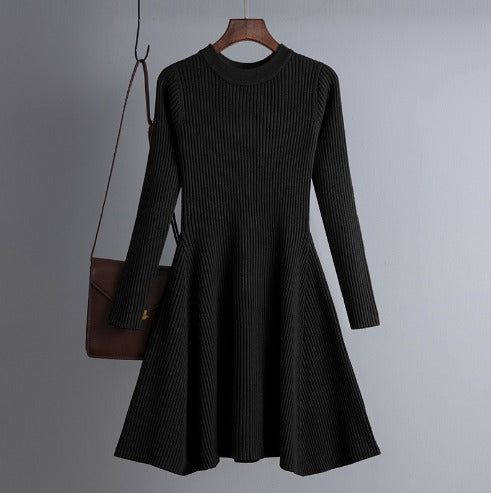 Robe Tricotée Évasée | Confort & Élégance | Idéale pour l’Hiver