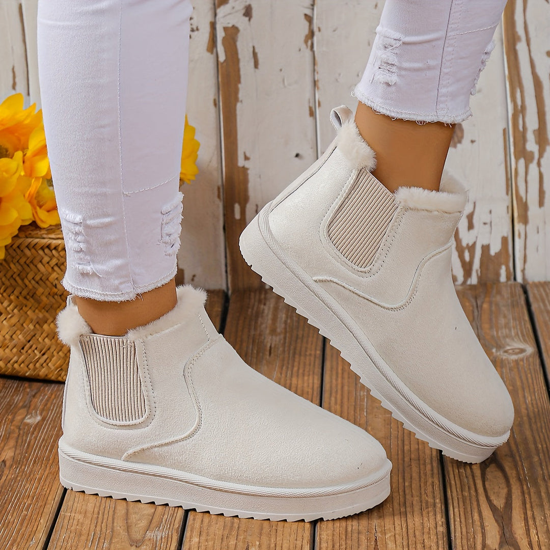 Bottines Slip-On Décontractées | Semelle Épaisse | Style Minimaliste