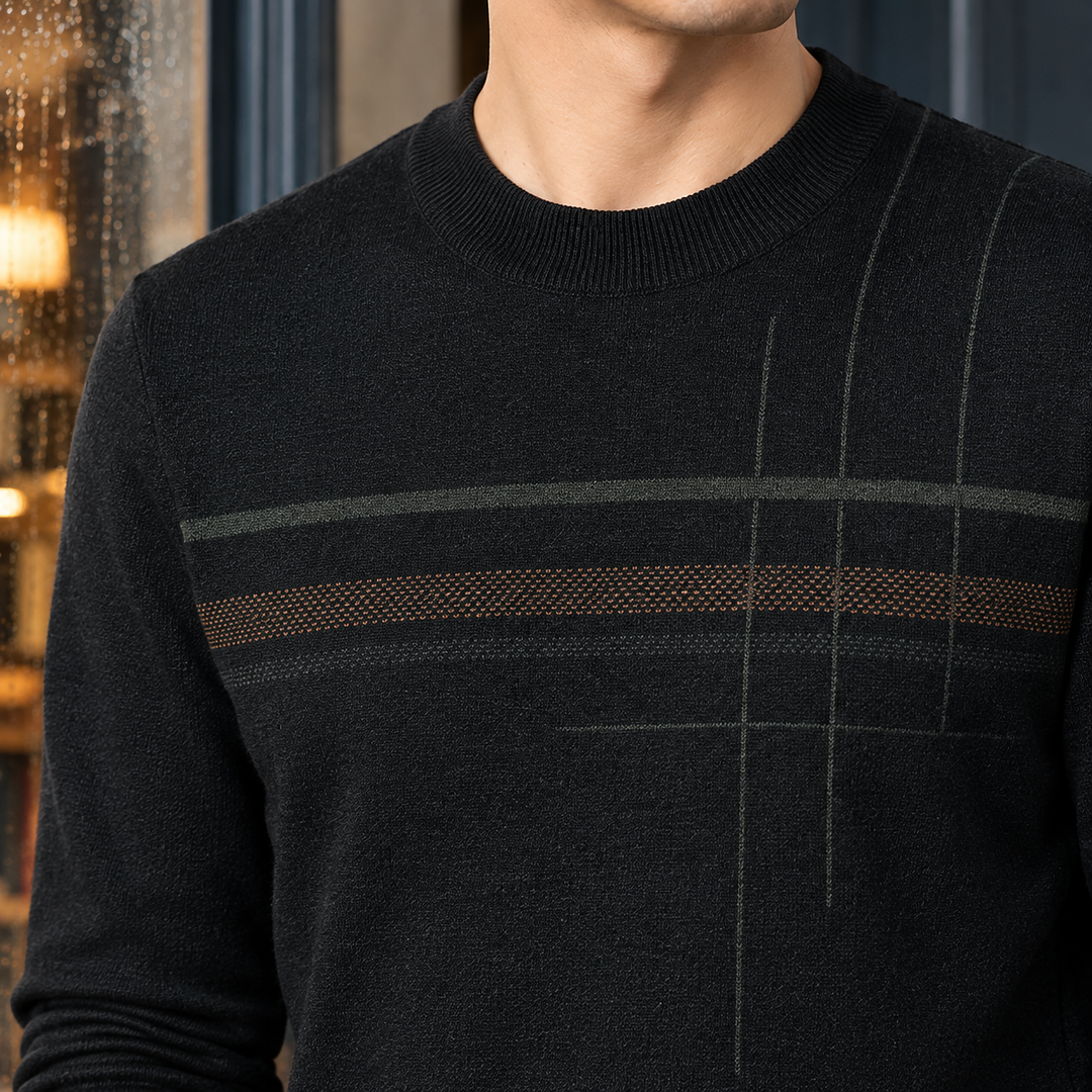 Pull Homme à Motif Graphique
