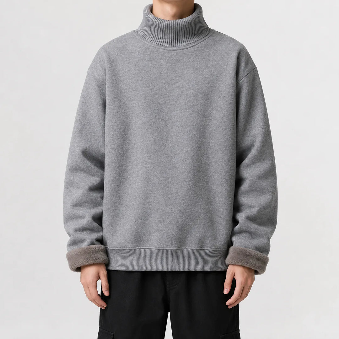 Pull Homme Chaud à Col Roulé – Pierre