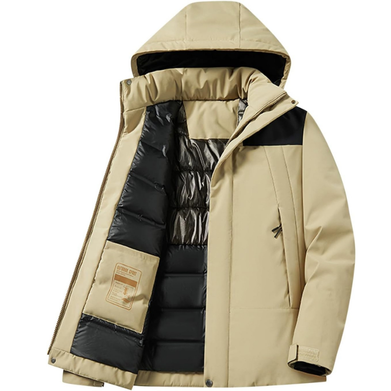 Veste d'Hiver Sportive à Capuche
