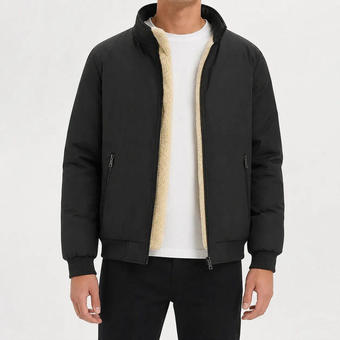 Veste Homme à Doublure Chaude – Noir