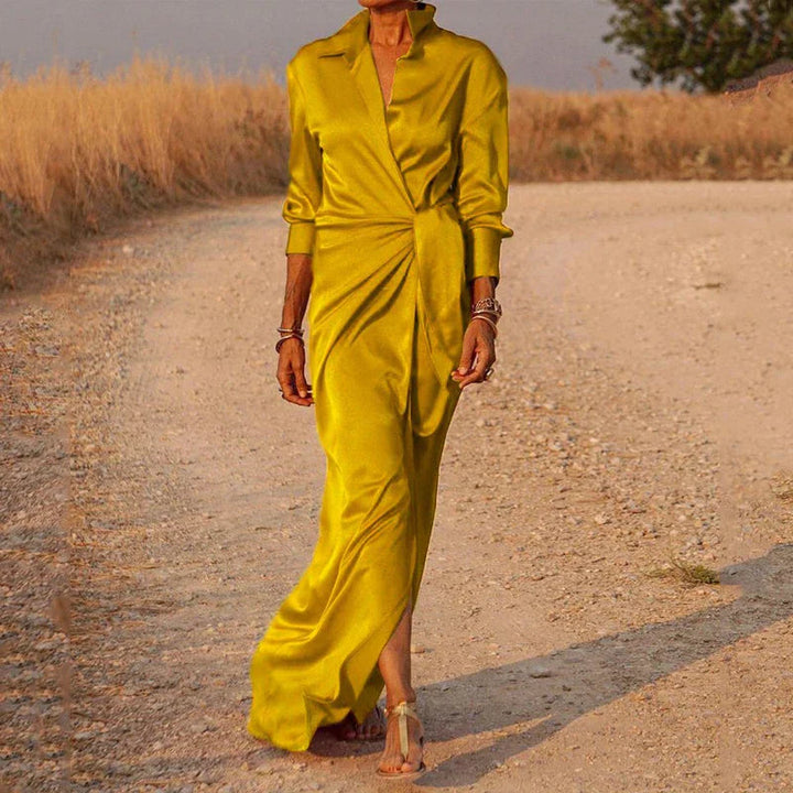 Brisen | Robe maxi portefeuille élégante pour femmes