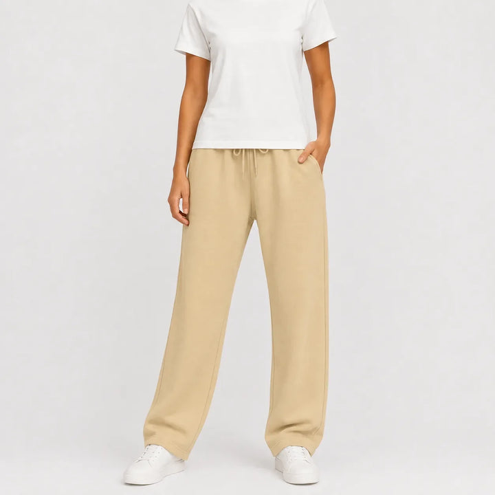 Pantalon de Détente Confortable – Beige