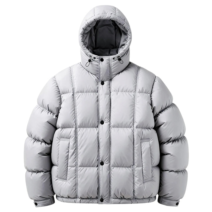 Veste Bouffante à Capuche – Beige