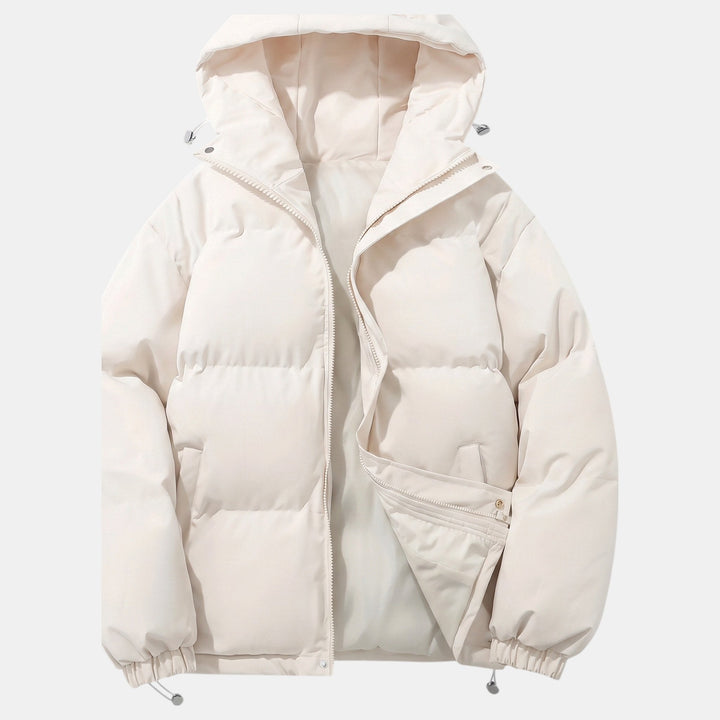 Veste Matelassée Style Urbain – Beige