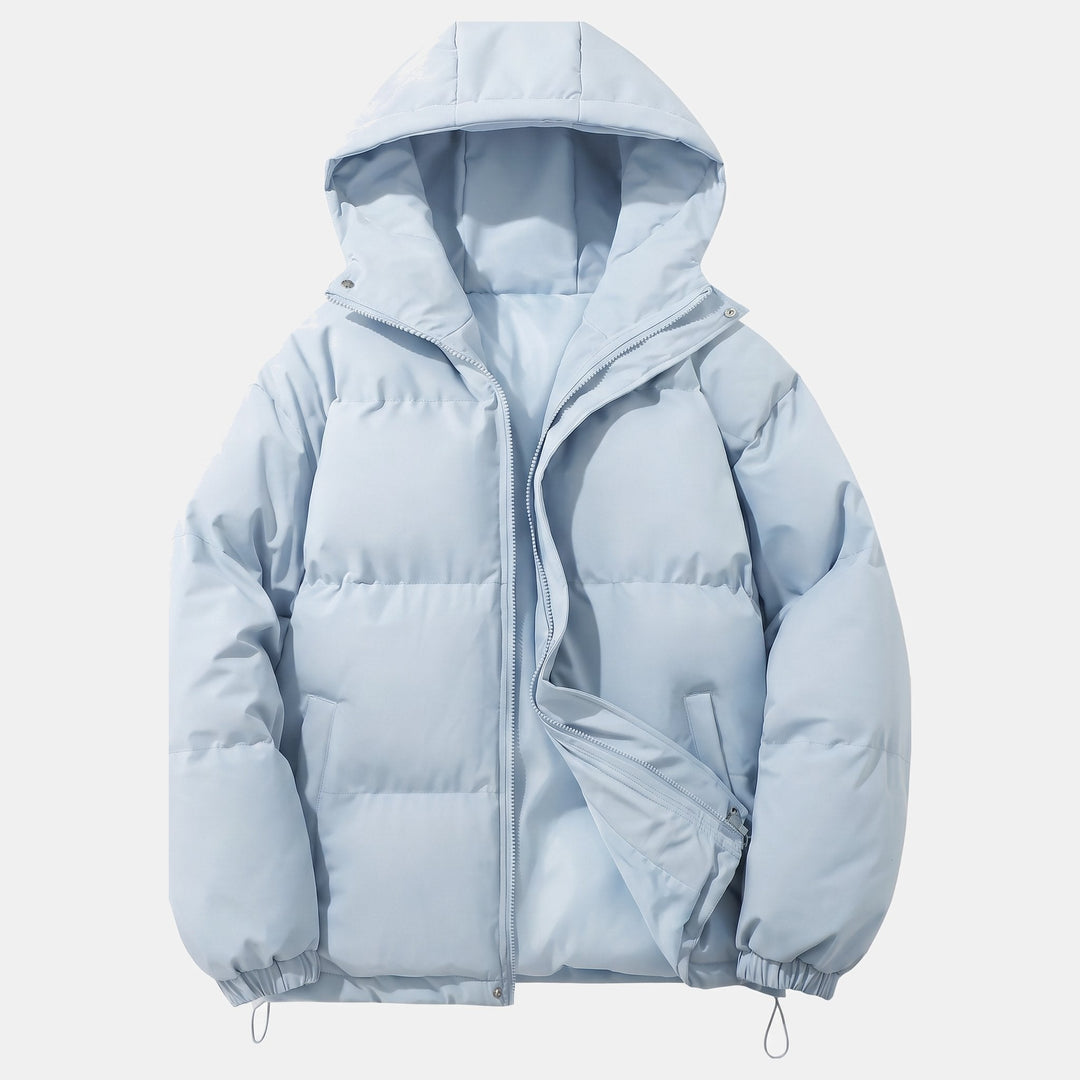 Veste Matelassée Style Urbain – Bleu Clair