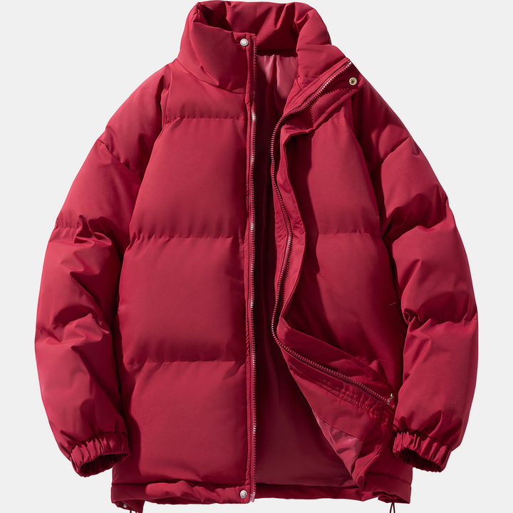 Veste Matelassée Style Urbain – Bordeaux