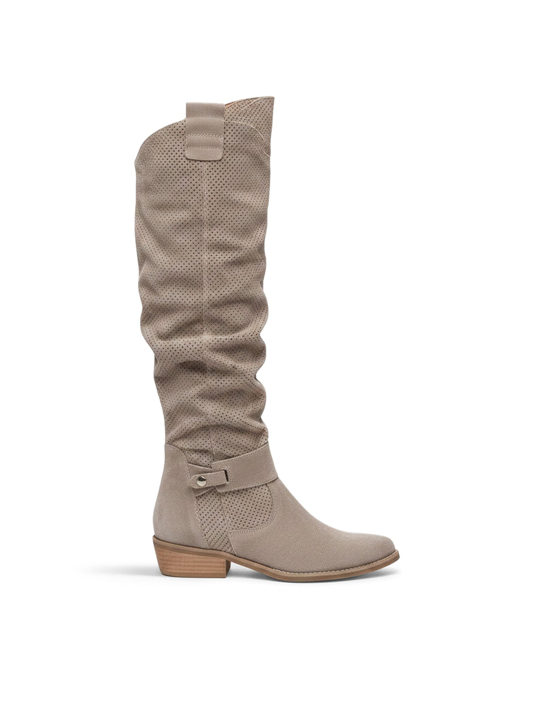 Bottes Hautes Ajourées Taupe