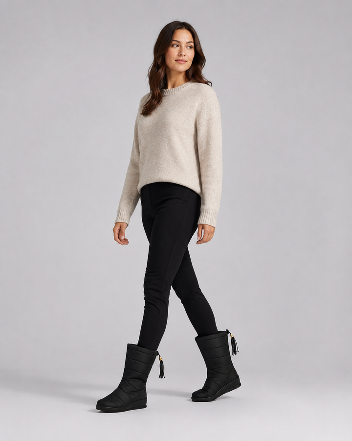 Bottes Mi-Mollet Matelassées
