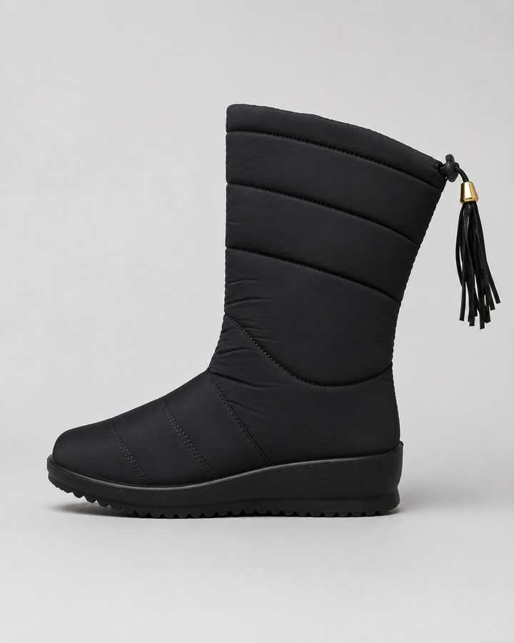 Bottes Mi-Mollet Matelassées
