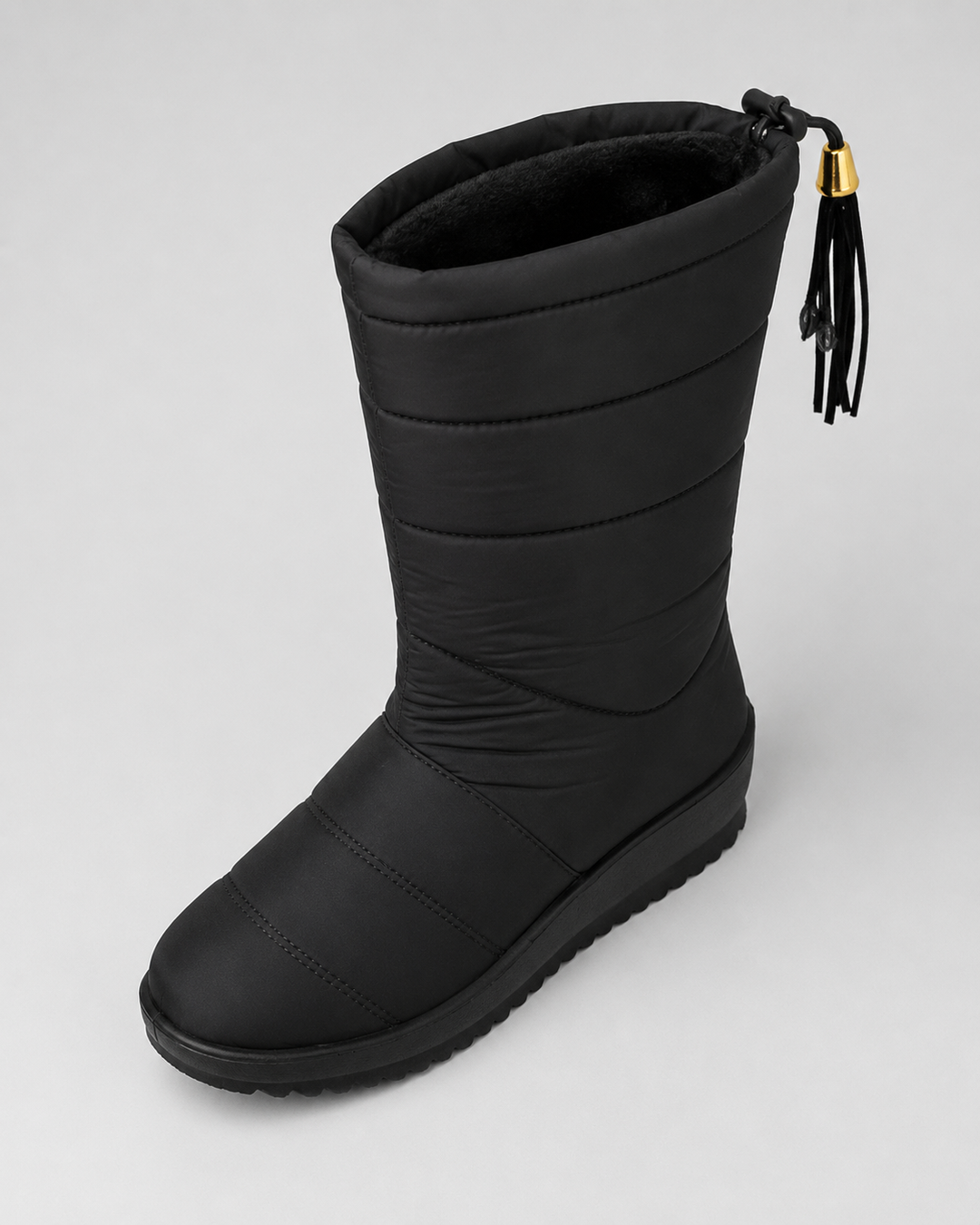 Bottes Mi-Mollet Matelassées