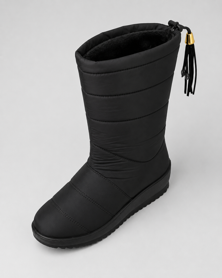 Bottes Mi-Mollet Matelassées