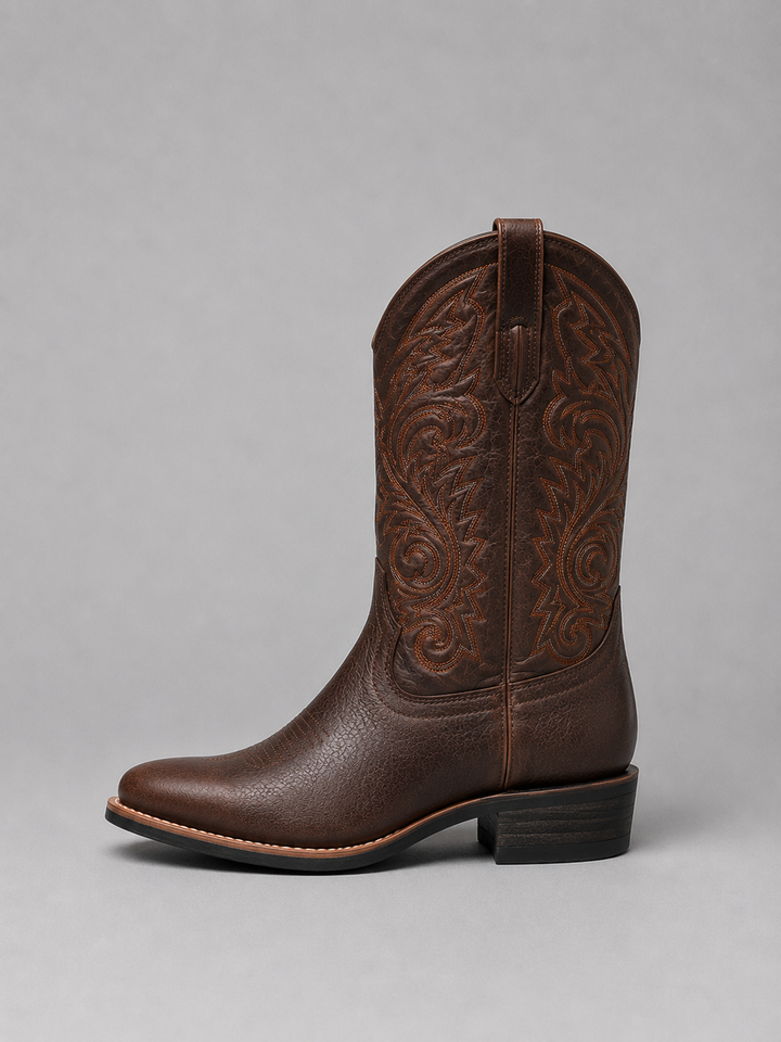 Bottes Style Western Brodées