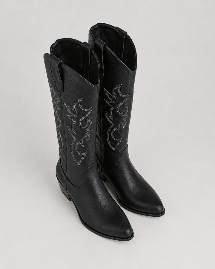 Bottes Western Hautes Brodées