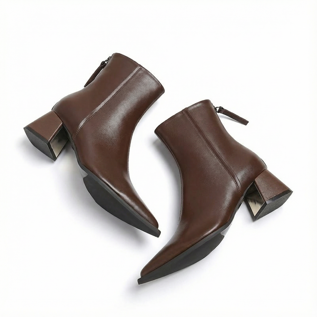 Bottines Chics à Talon Sculptural