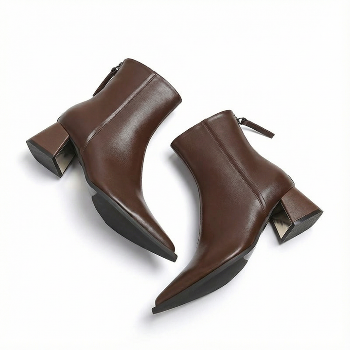 Bottines Chics à Talon Sculptural