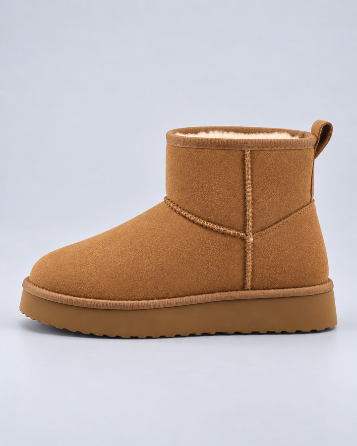 Bottines Doublées à Plateforme
