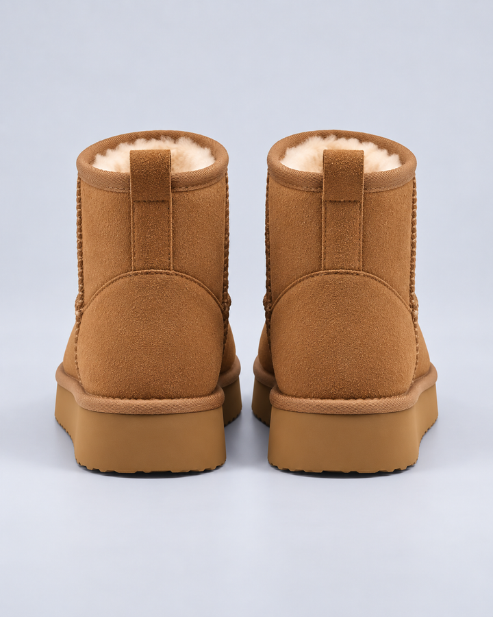 Bottines Doublées à Plateforme