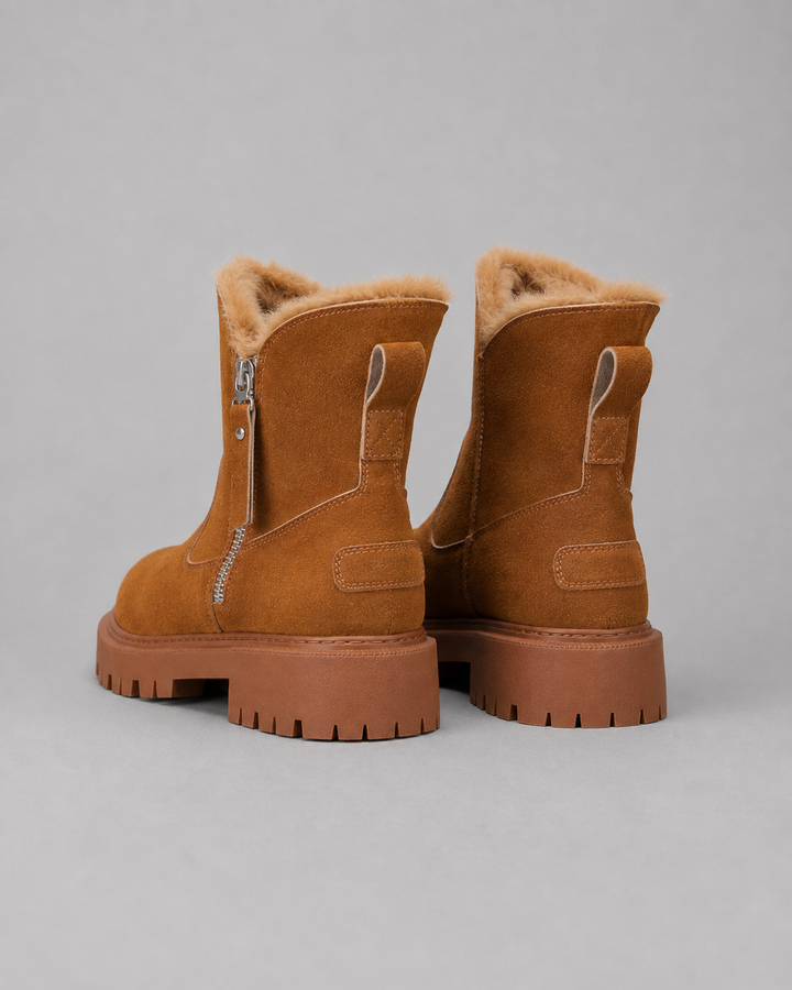 Bottines Doublées avec Zip Latéral