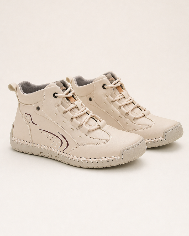 Bottines Plates et Confortables – Beige