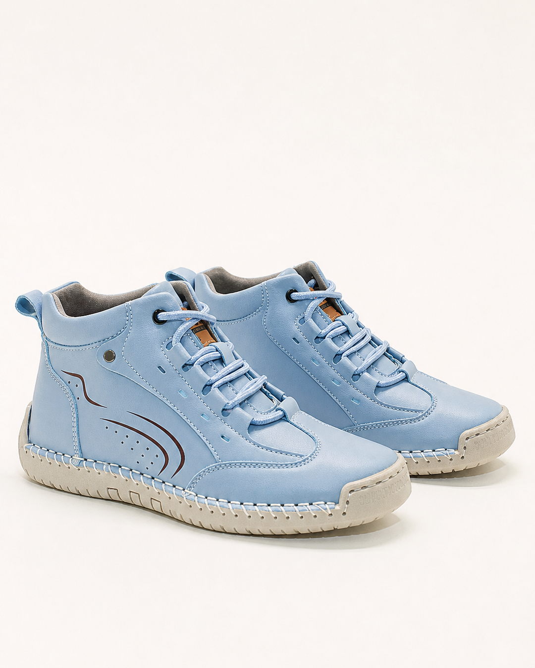 Bottines Plates et Confortables – Bleu