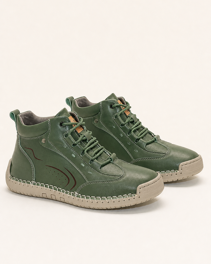 Bottines Plates et Confortables – Vert