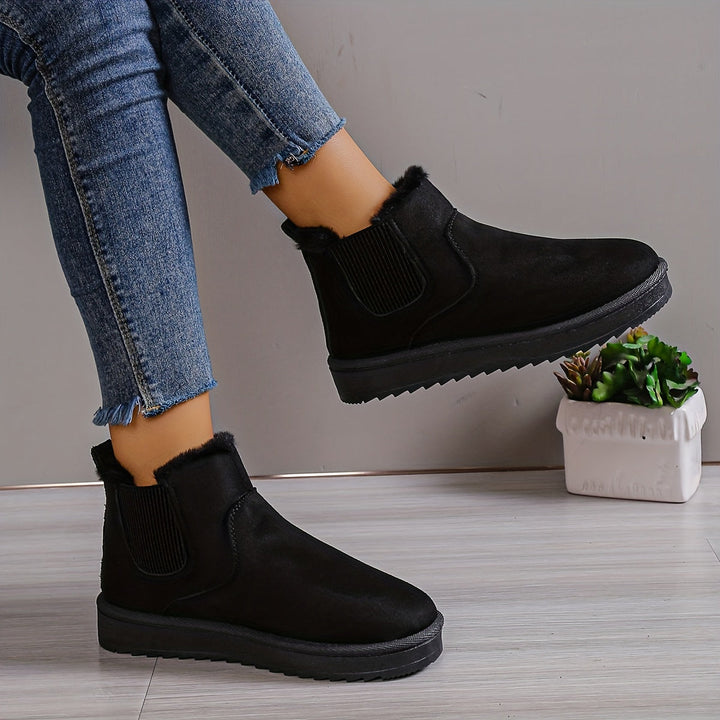 Bottines Slip-On Décontractées | Semelle Épaisse | Style Minimaliste