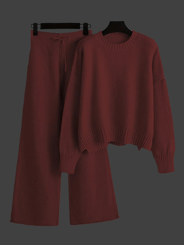 Ensemble Pull Oversize et Pantalon Ample | Doux et Confortable | Look Décontracté Chic