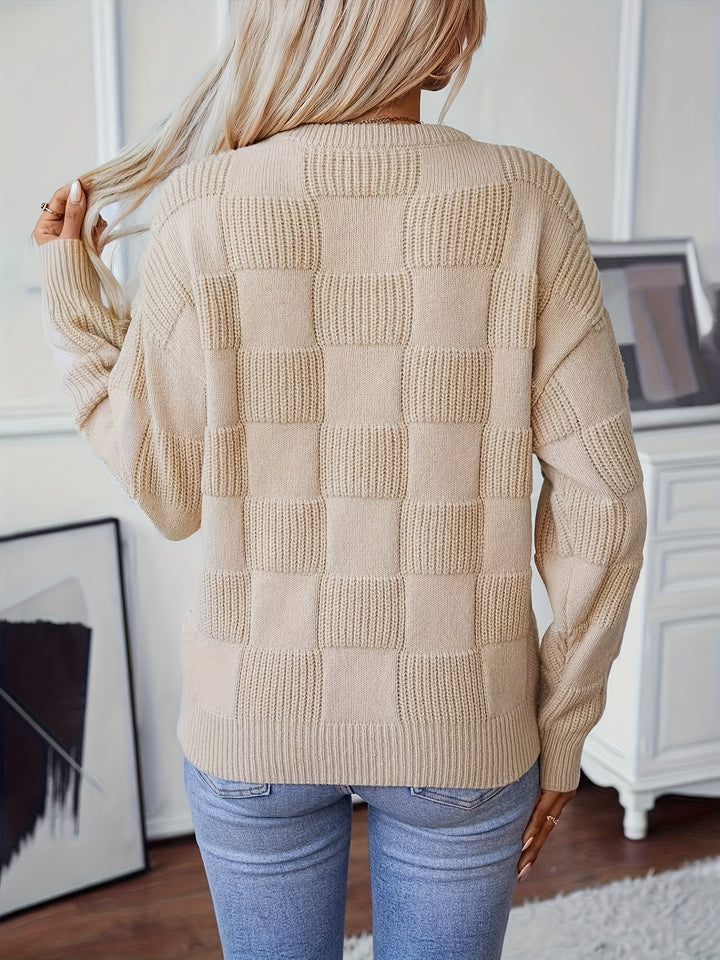 Pull Doux Élégant Pour Femmes – Tricot Chic Automne/Hiver