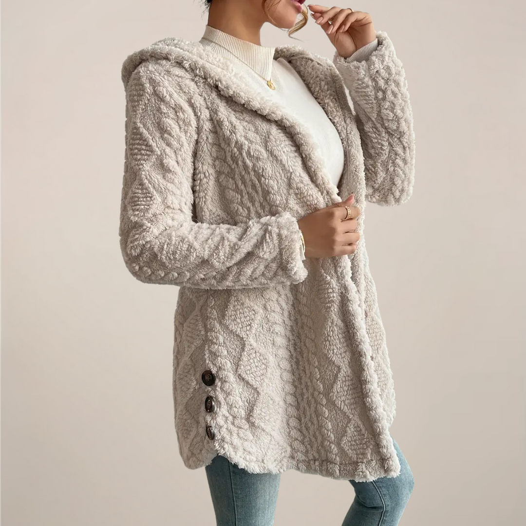 Cardigan Douillet à Capuche