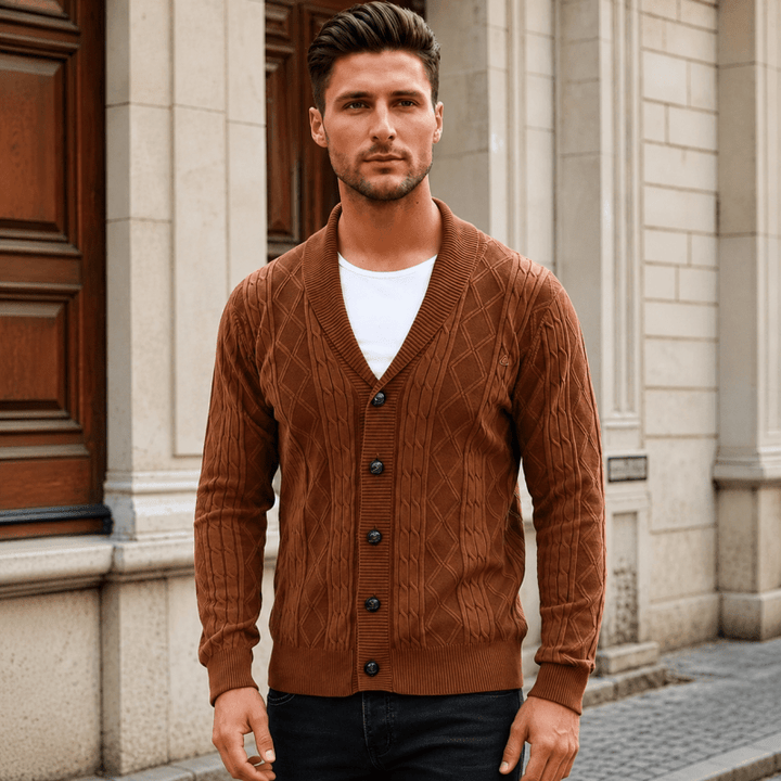 Cardigan Élégant à Col Châle
