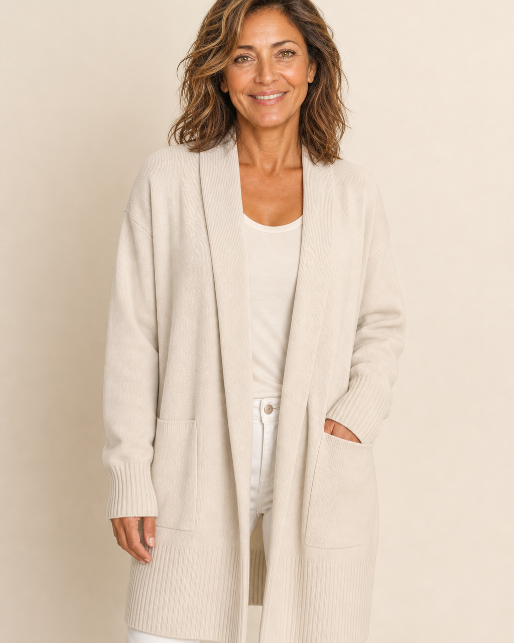 Cardigan long et douillet