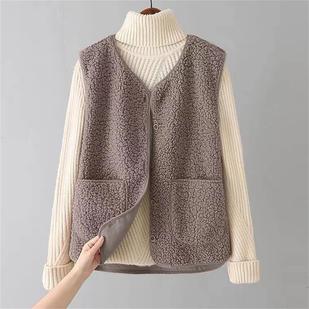 Cardigan sans Manches Douillet