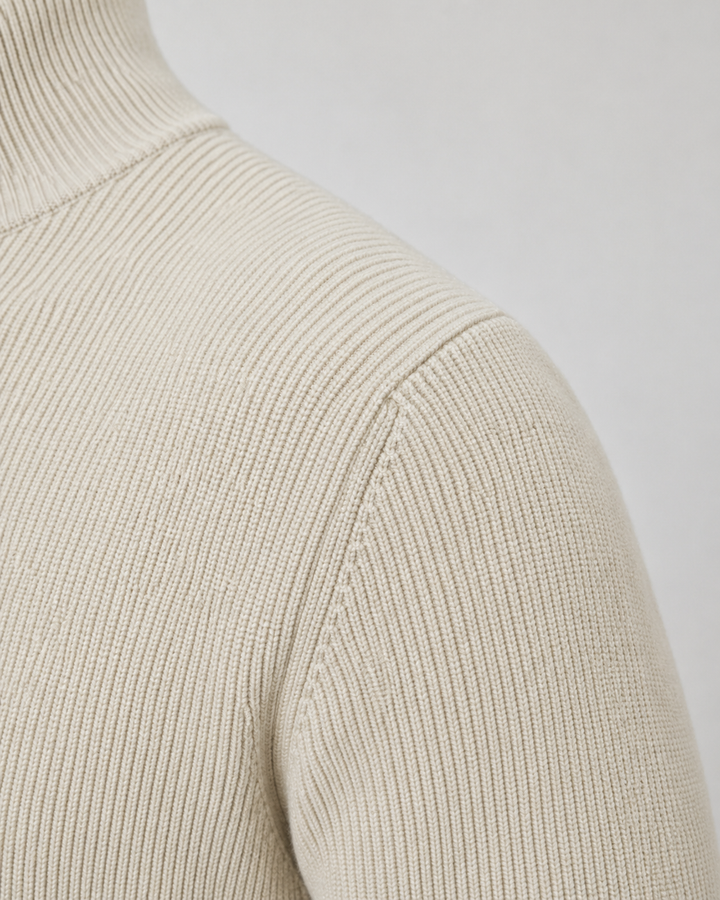 Cardigan Zippé à Col Montant