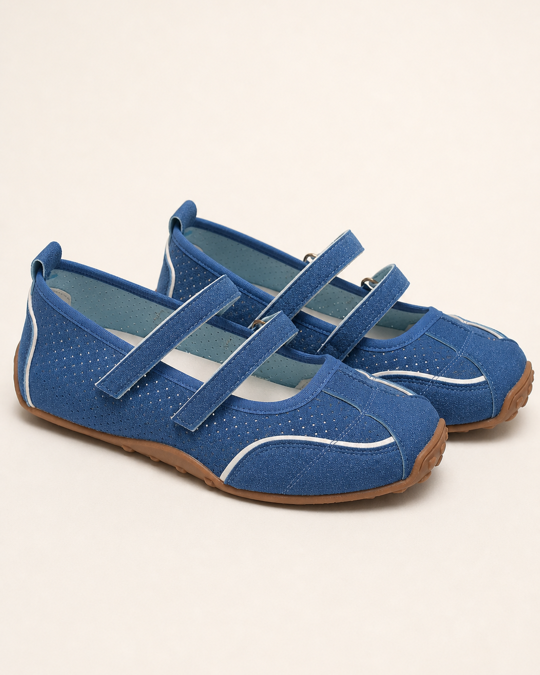 Chaussures Plates Style Salomé – Bleu