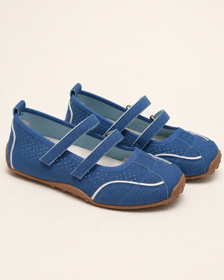 Chaussures Plates Style Salomé – Bleu