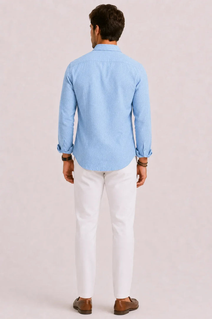 Chemise Homme à Col Ouvert