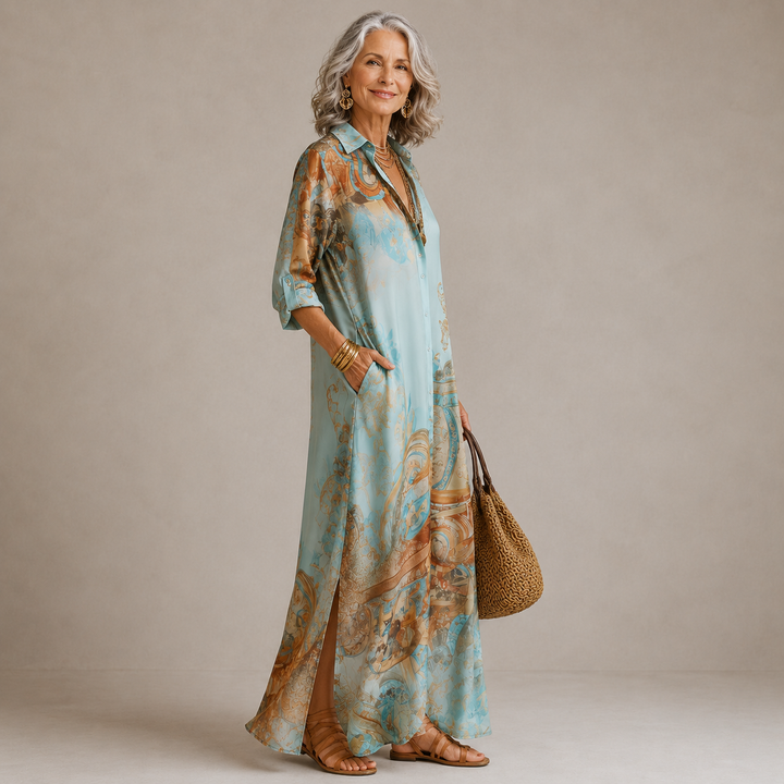 Robe Chemise Longue Imprimée