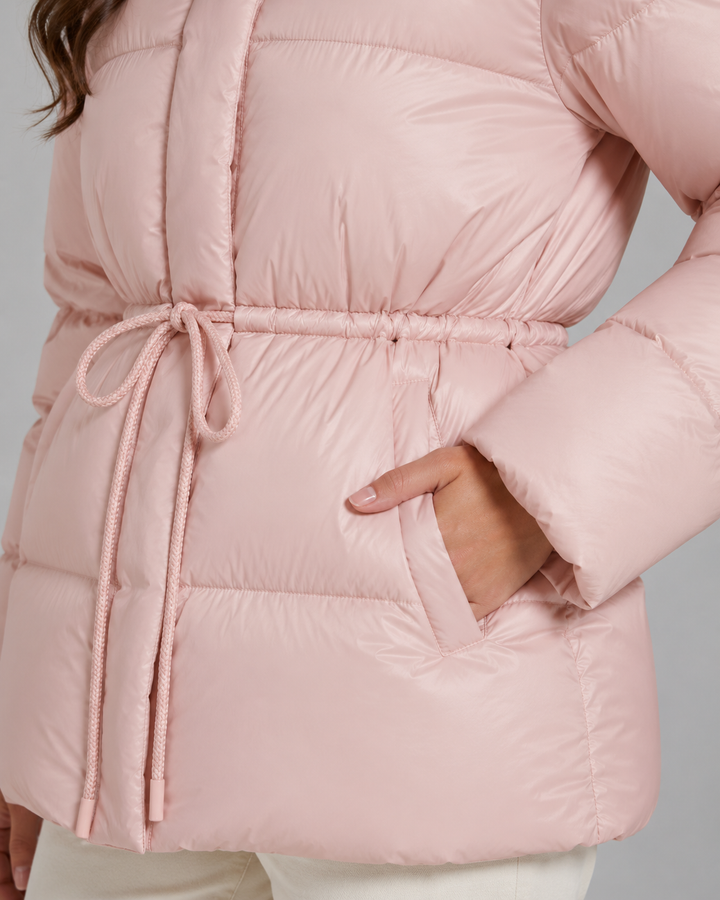 Veste Courte à Taille Cordon