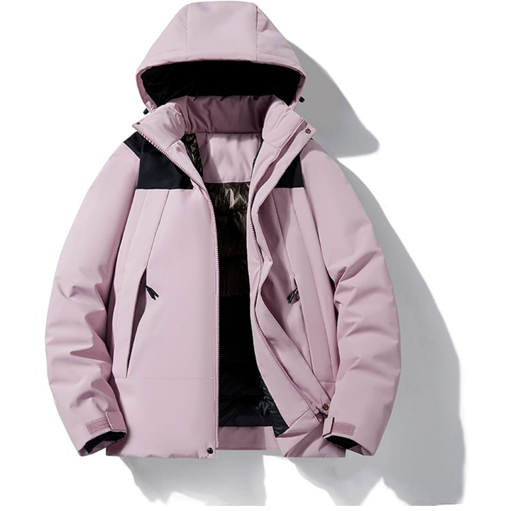 Veste d'Hiver Sportive à Capuche – Violet