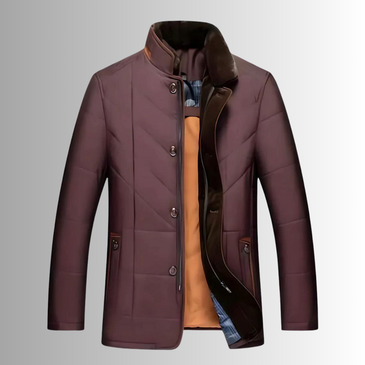 Veste Homme Élégante de Mi-saison – Rouge