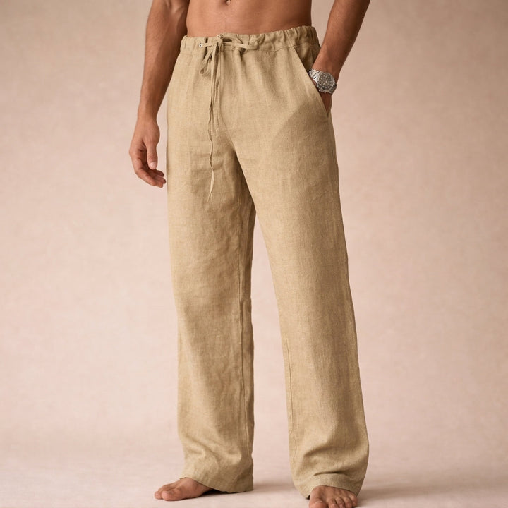 Pantalon d'Été Léger pour Homme – Crème