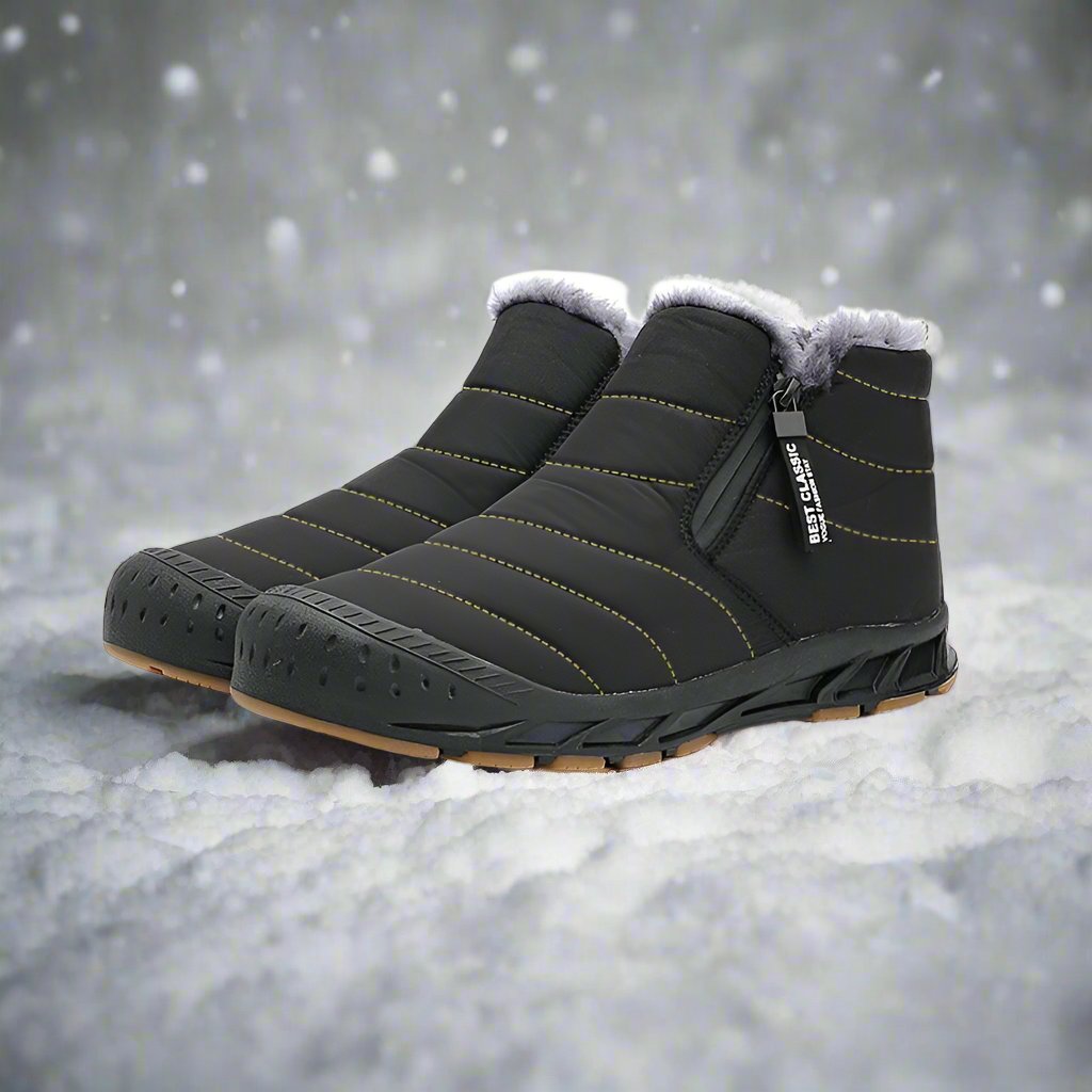 Bottines d’Hiver Fourrées | Imperméables et Antidérapantes | Plusieurs Couleurs