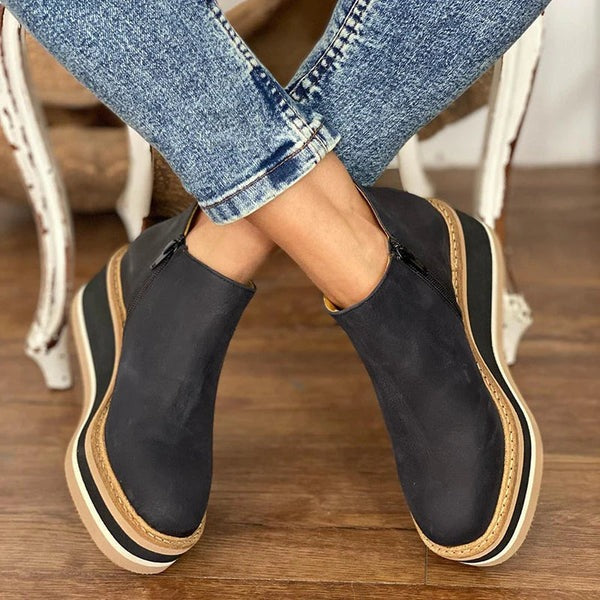 Chaussures Compensées Slip-On | Style Décontracté et Élégant