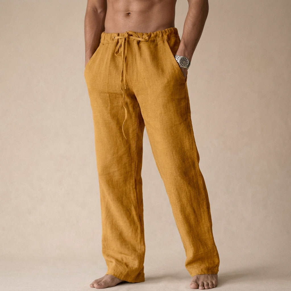 Pantalon d'Été Léger pour Homme – Doré