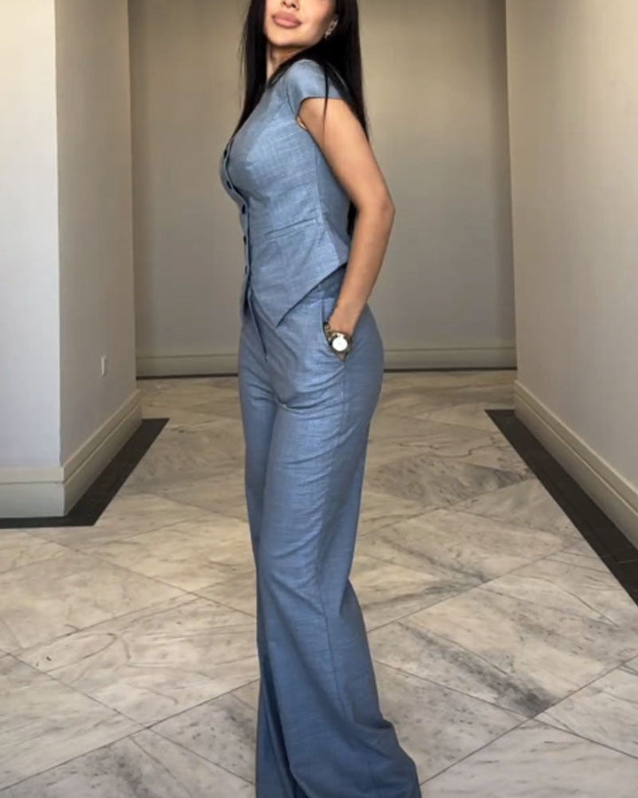 Combinaison Pantalon Cintrée | Élégante et Moderne | Look Polyvalent